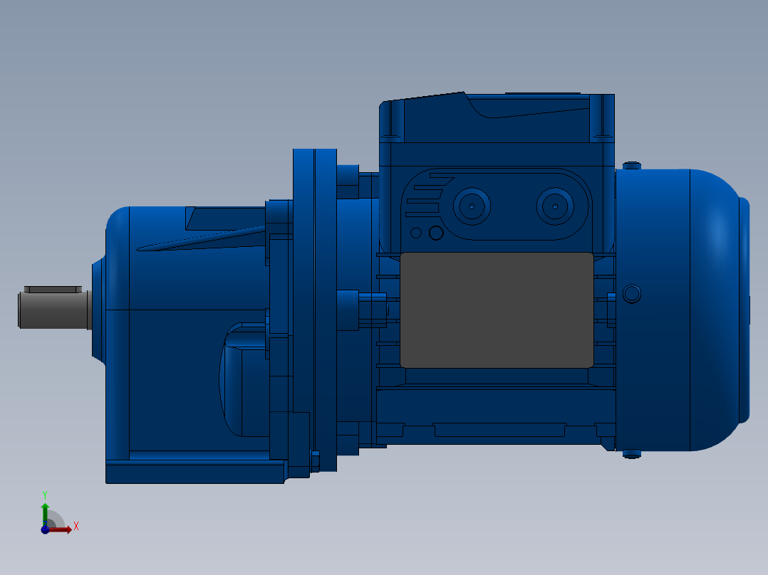 motor63TB0A2-B5 减速电机前视图