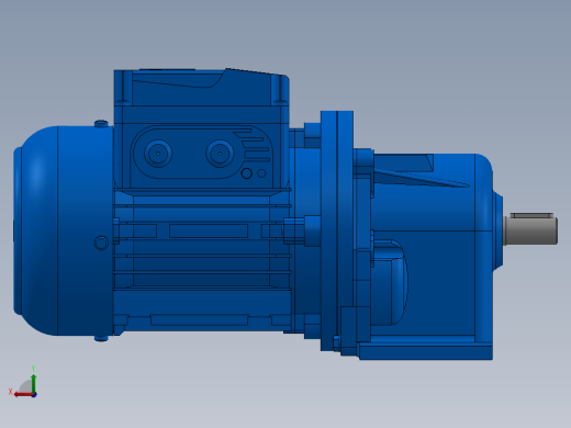 motor63TB0A2-B5 减速电机后视缩略图