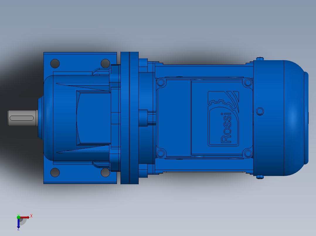 motor63TB0A2-B5 减速电机俯视图