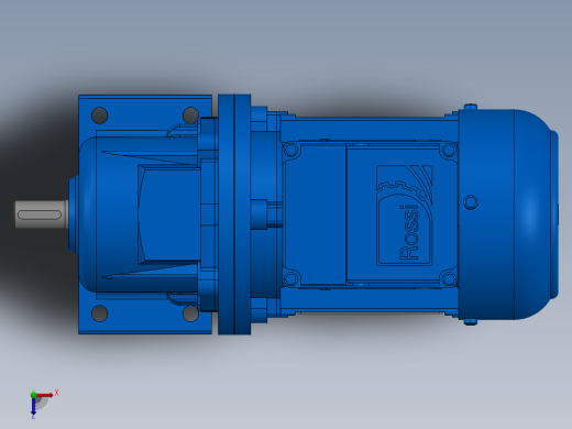 motor63TB0A2-B5 减速电机俯视缩略图