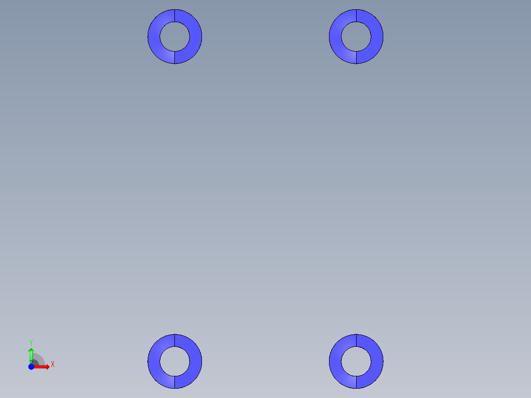螺纹杯盖注塑模具前视图