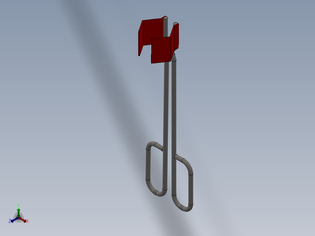 小钳子正等轴测图