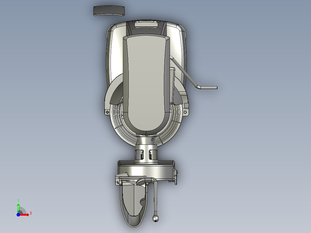 后厨鲜奶搅拌机前视图