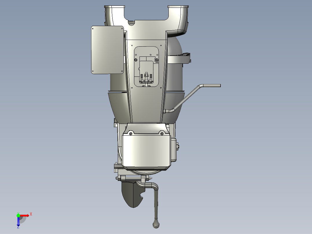 后厨鲜奶搅拌机俯视图
