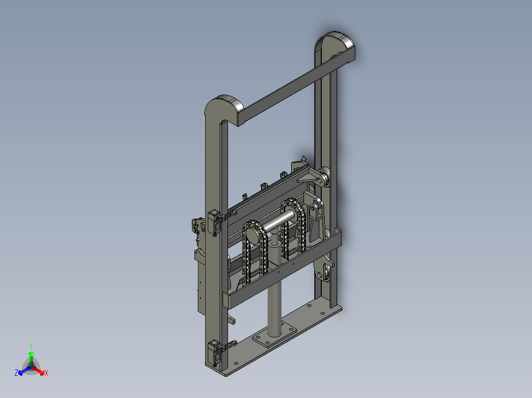 TSJ-05液压提升机总装