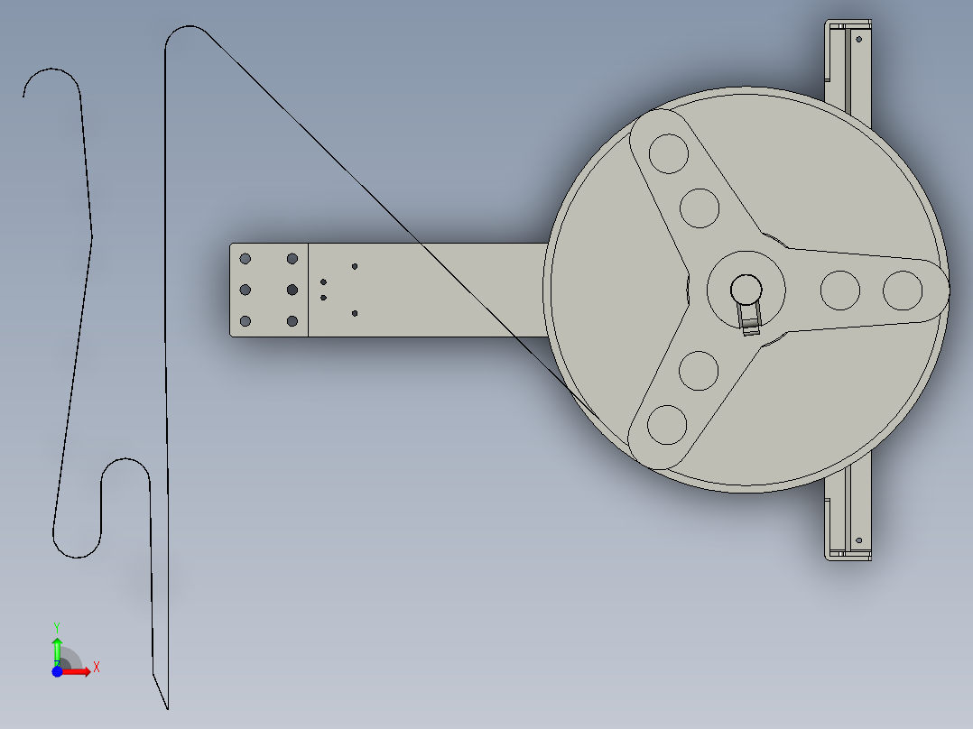 q26TLSJZ-03-放卷机构1前视图
