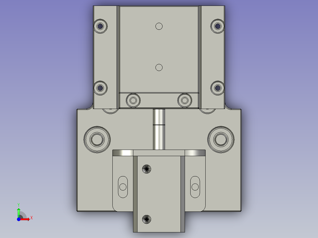 充电宝内部锂电池自动焊接设备设计-03极片输送-V1前视图