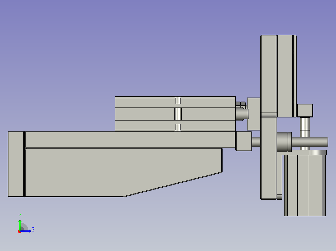 充电宝内部锂电池自动焊接设备设计-03极片输送-V1左视图