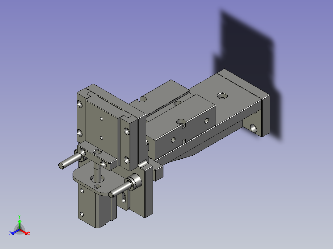充电宝内部锂电池自动焊接设备设计-03极片输送-V1正等轴测图
