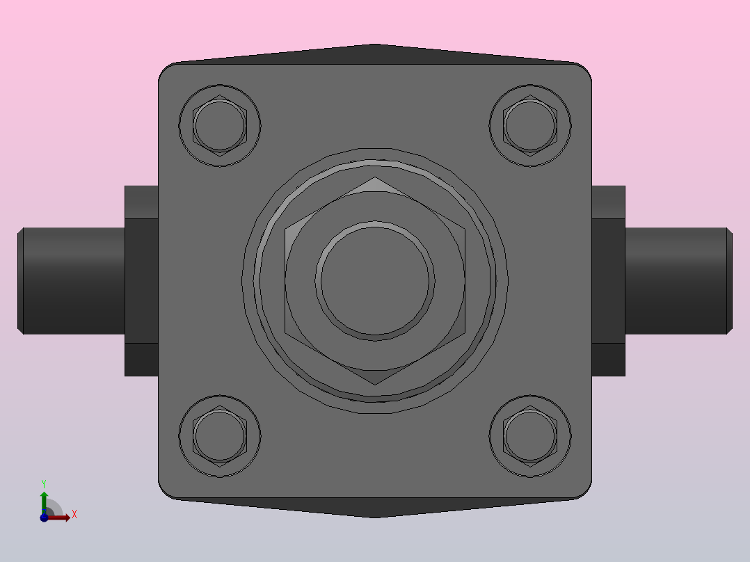 FS-MB标准气缸系列[FS-MDBT50-100Z]前视图