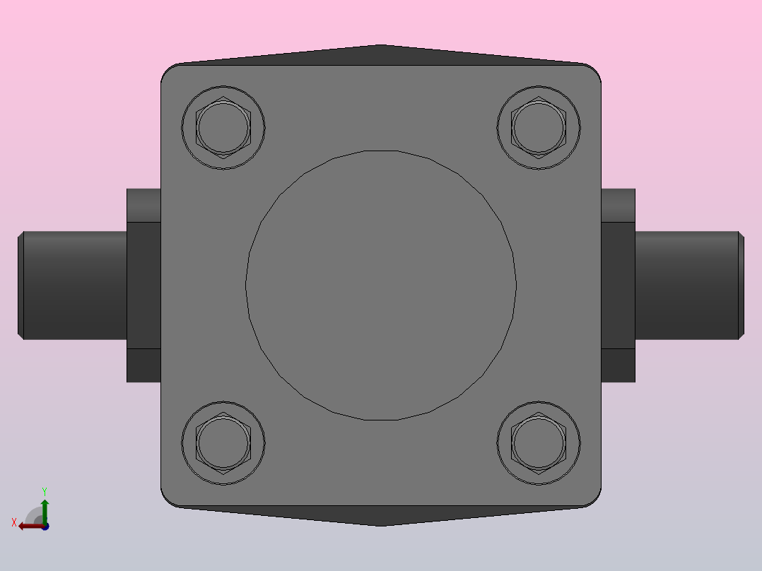 FS-MB标准气缸系列[FS-MDBT50-100Z]后视图