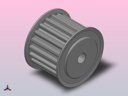 标准型梯形齿同步带轮T5型_ST5HC-20-20-dc6-A