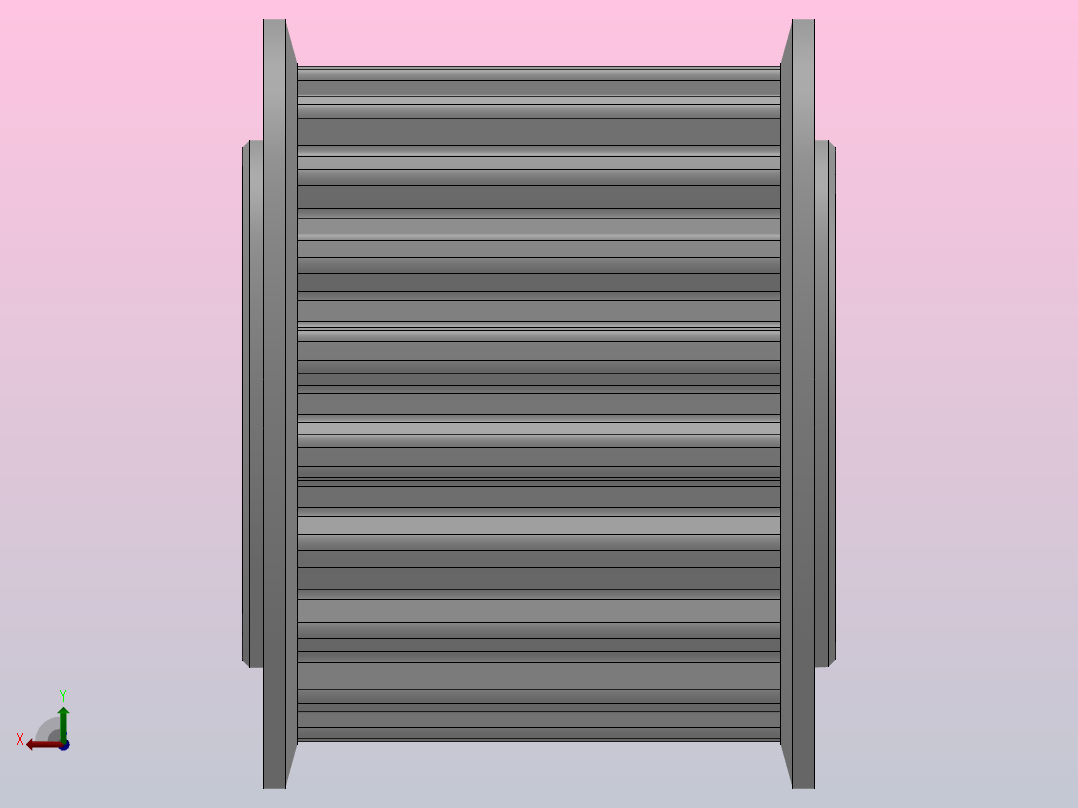标准型梯形齿同步带轮T5型_ST5HC-20-20-dc6-A后视图