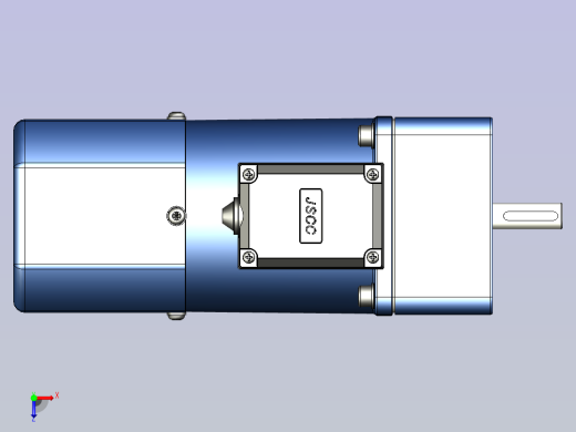 精研YF调速电磁制动电机 40yf01-18俯视缩略图