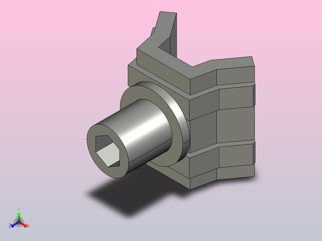 气源处理器支架Y300T-A_FRONT主视图