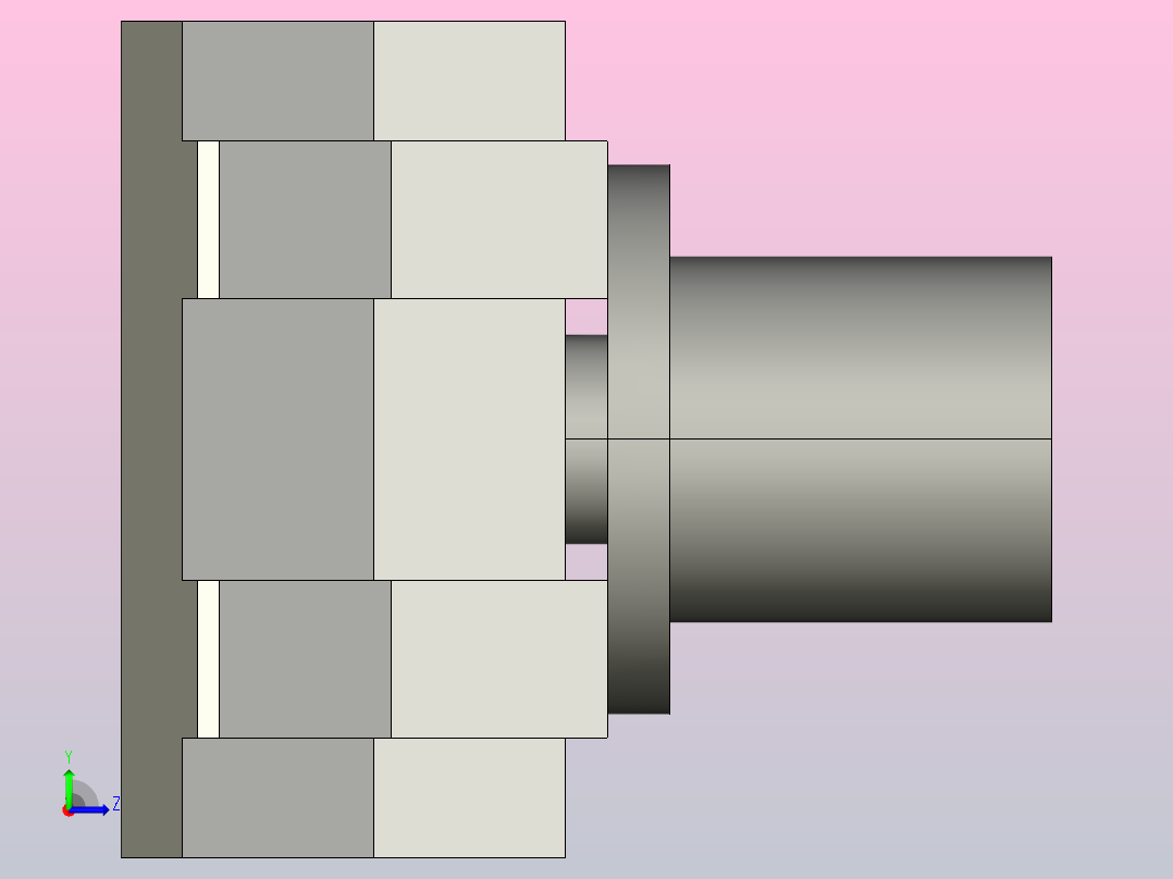 气源处理器支架Y300T-A_FRONT左视图