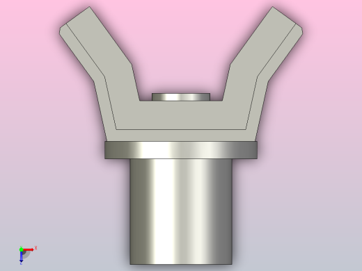 气源处理器支架Y300T-A_FRONT俯视缩略图