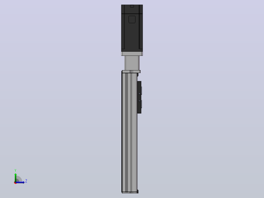 DMS65-TCR丝杆模组直线滑台（直连带电机座)[DMS65-L05S300-DT100-C2U-TCR-P5]左视缩略图