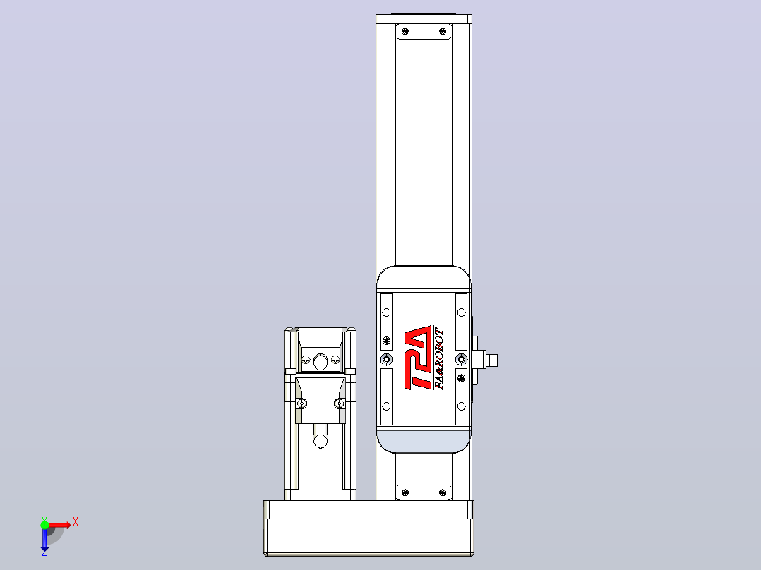 滚珠丝杠直线轴带导轨全封闭TPA-HCR-50S-1210C-L100-ML-Y-P10-N3俯视图