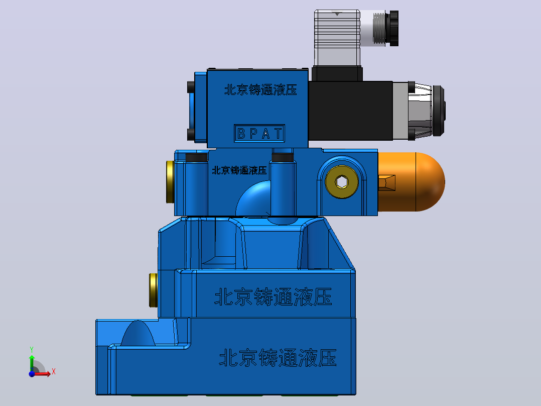 DAW20-2 先导式卸荷溢流阀前视图