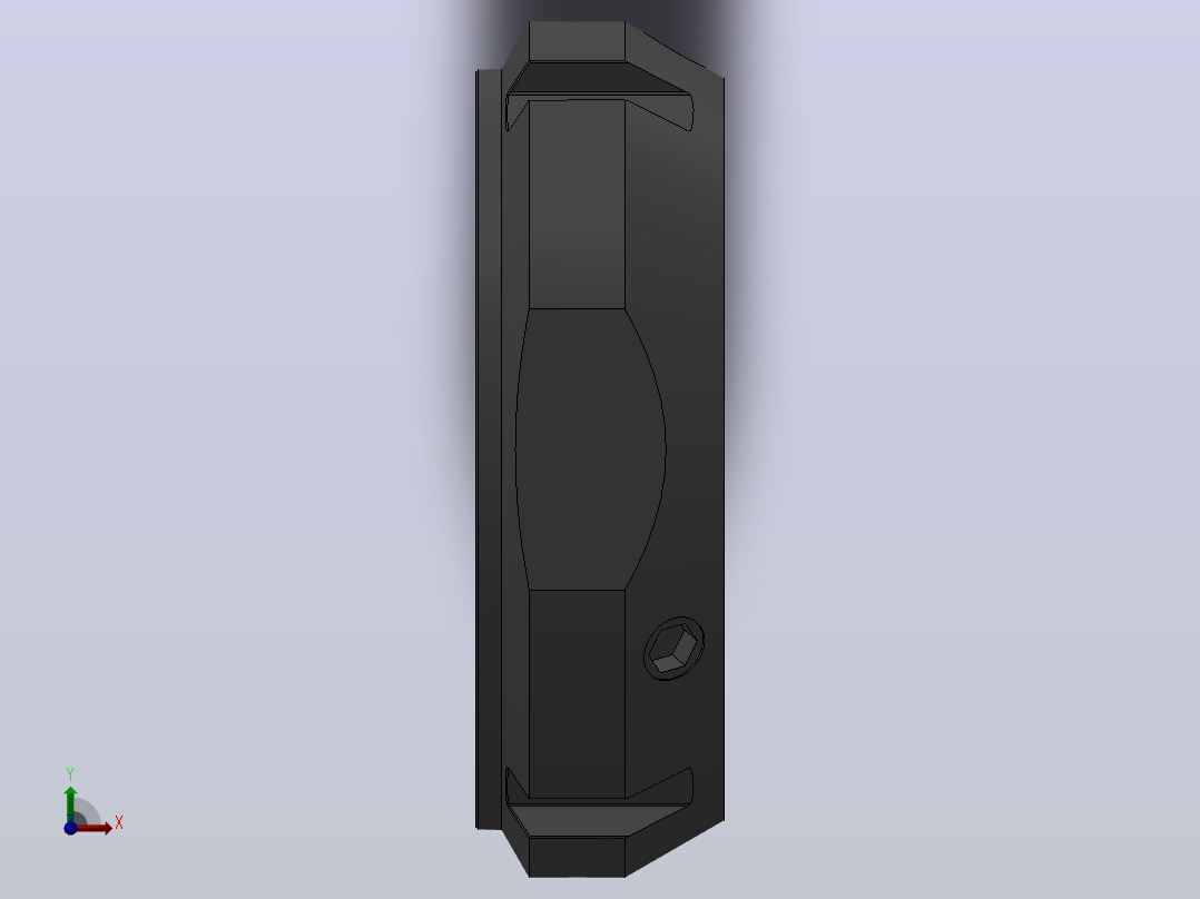 NFA斜角锁紧螺母[NFA M60×2.0]前视图
