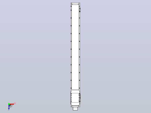 滚珠丝杠直线轴内置导轨TPA-GCR-120-1610C-L1100-MP-M40-N3俯视缩略图