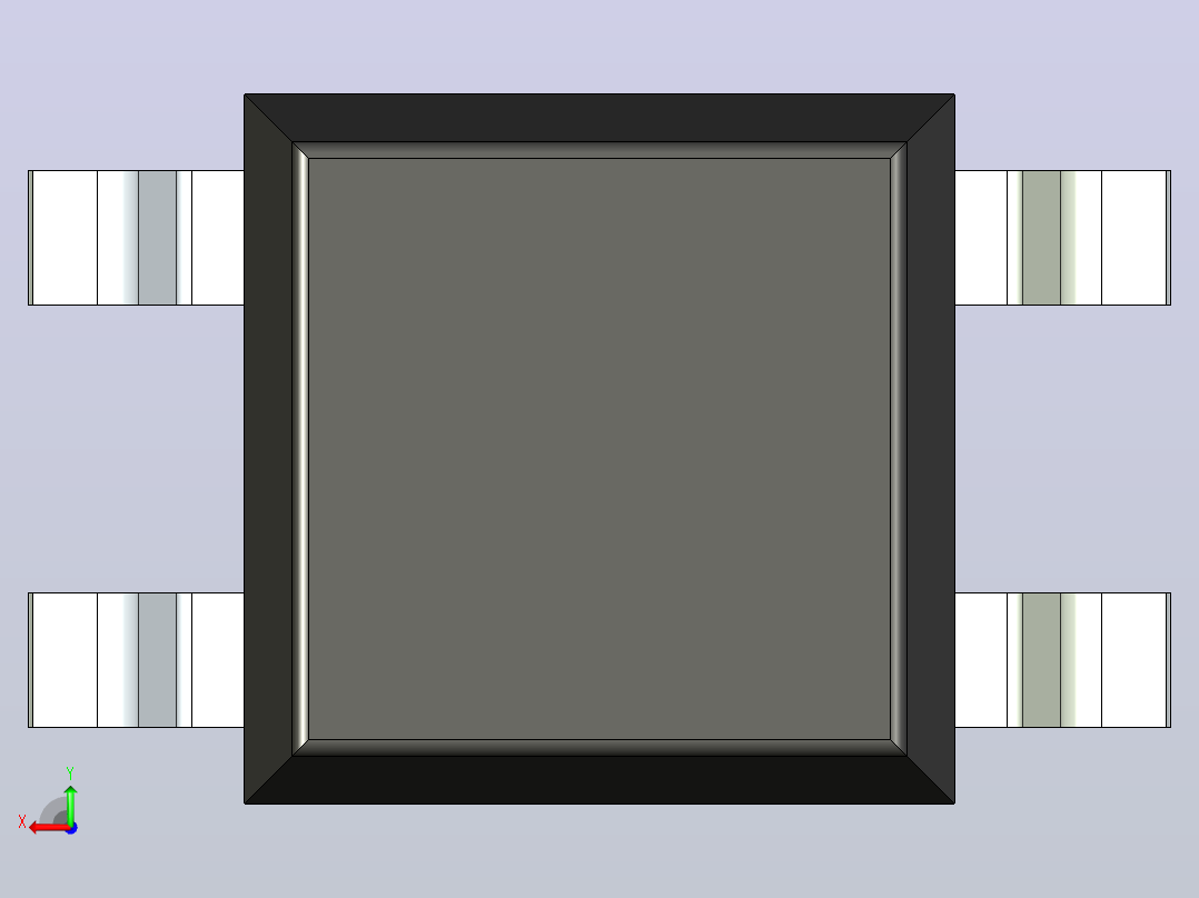 106x SOIC 封装（小外形集成电路）SOIC250P670X300-4N后视图