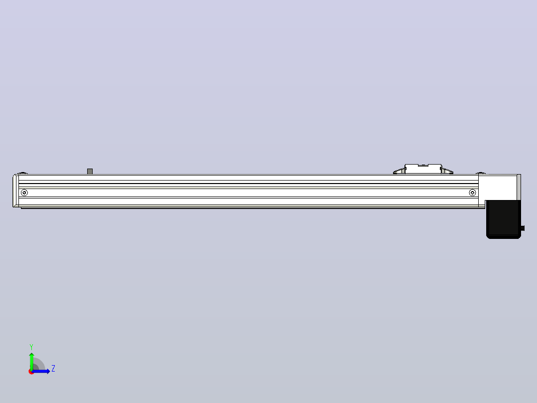 ECB5-400-BM-A42M直线模组左视图