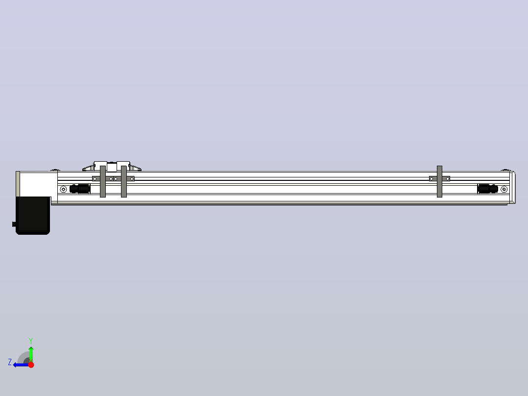 ECB5-400-BM-A42M直线模组右视图
