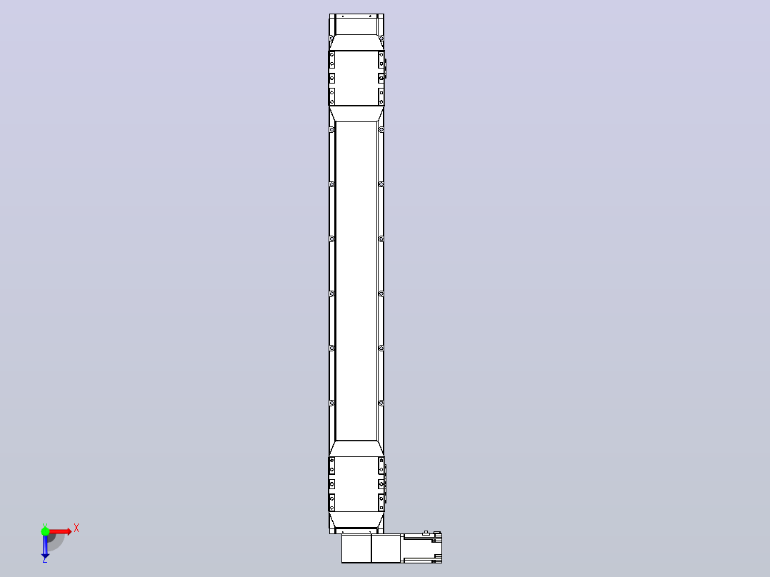 皮带直线轴双滑块型TPA-GCBS-150-P80-L425-DL-M75-N3俯视图
