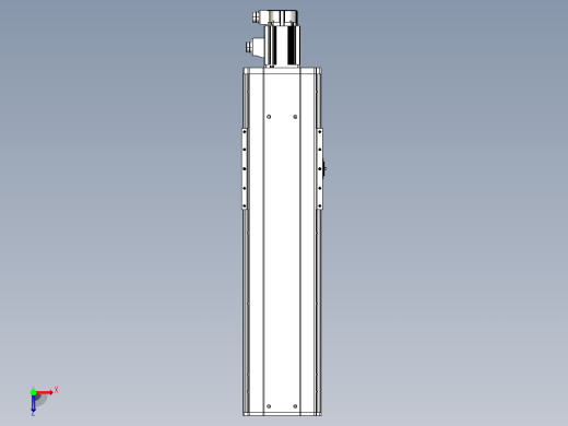 日规模组半封闭丝杆TPA-HNR-220D-3210C-L500-M-C-P1K-N3俯视缩略图