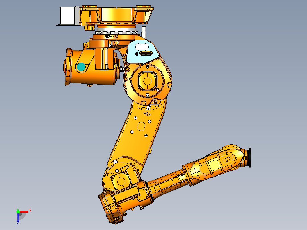 abb irb 6640俯视图