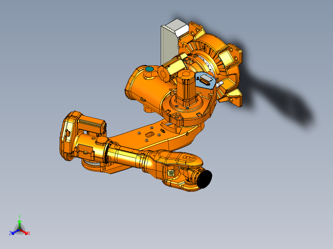 abb irb 6640正等轴测图