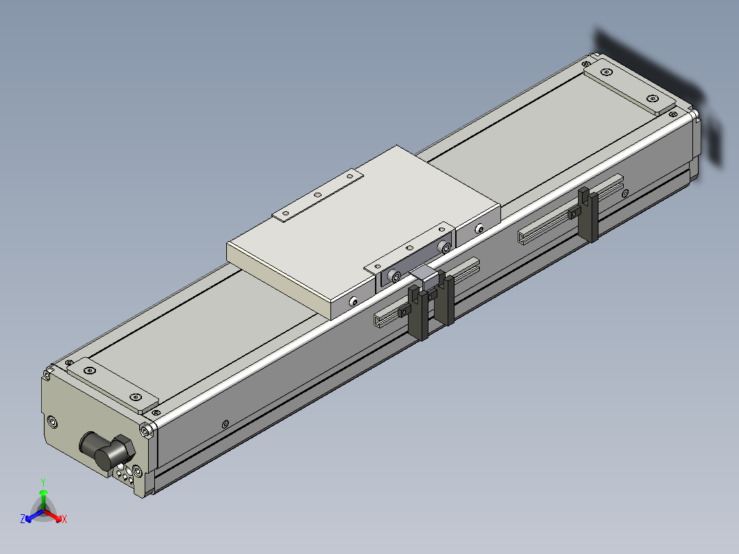 Toyo东佑达直线模组-ECH12-150-M主视图