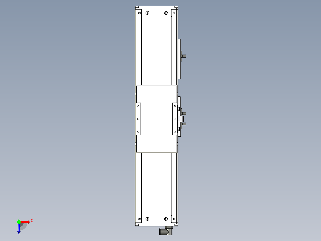 Toyo东佑达直线模组-ECH12-150-M俯视图