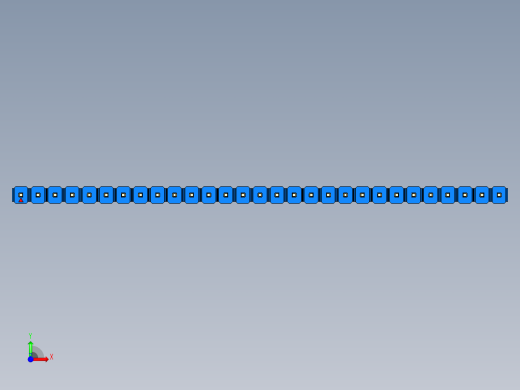 彩色公头100mil（2.54mm）系列-DS1021_blue_1x29p_100mil_Type19_rev1.0前视缩略图