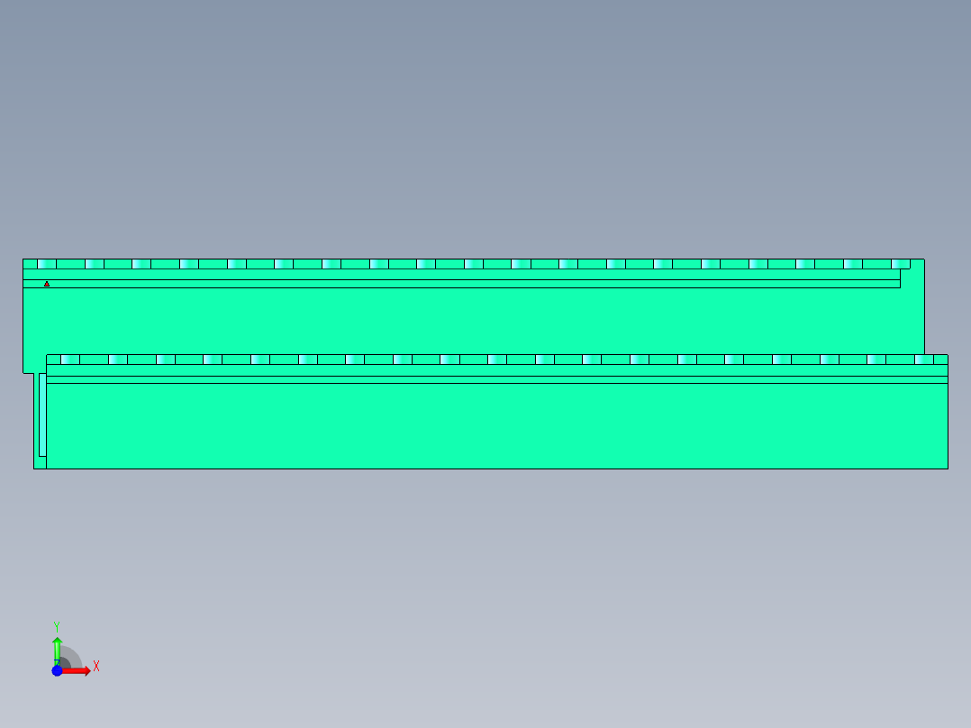DEGSON 2EDG 系列 5.0mm 可插拔接线端子组-2EDGRT-5.0-38P-14-00AH前视图