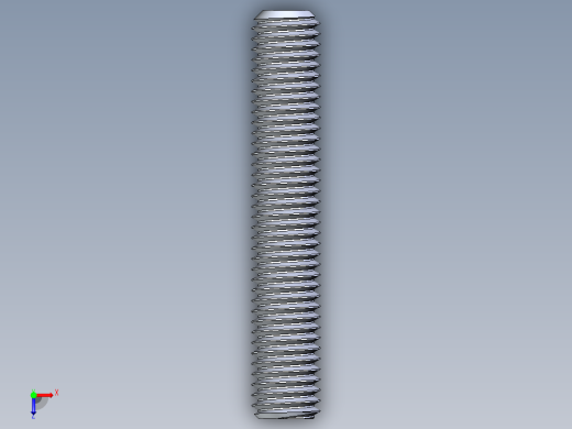 UNC 平头紧定螺钉-UNC SET SCREW 0.500 x3.000.STEP俯视缩略图