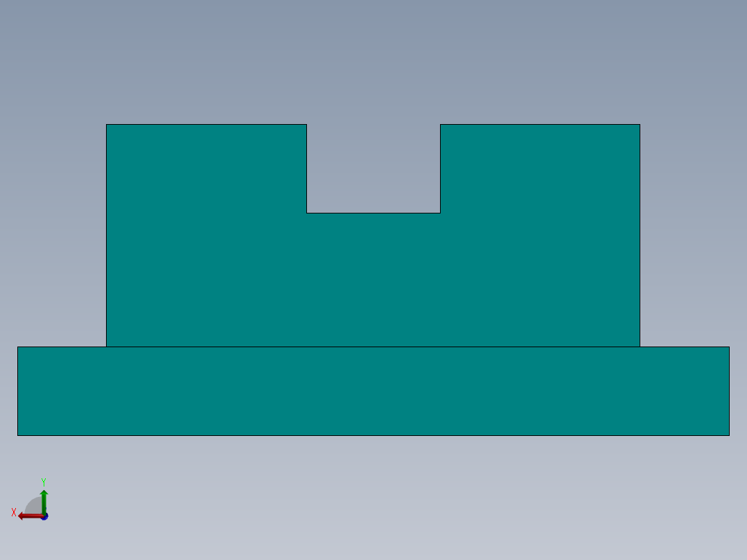 SW建模练习题-exercise 126后视图