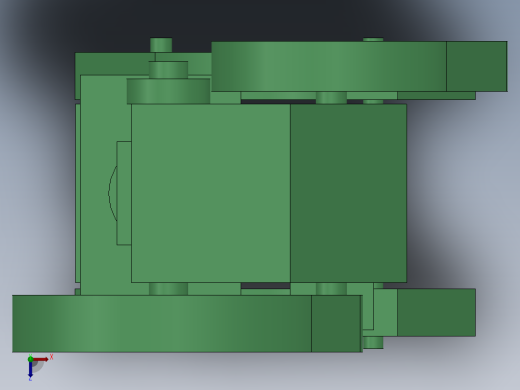 45吨深喉冲床JE23-45广锻俯视缩略图
