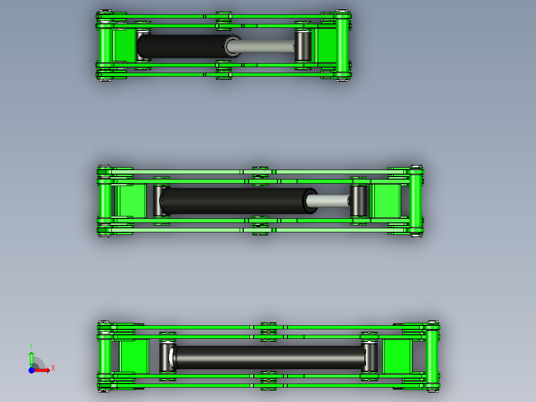 scissor剪式提升机构前视图