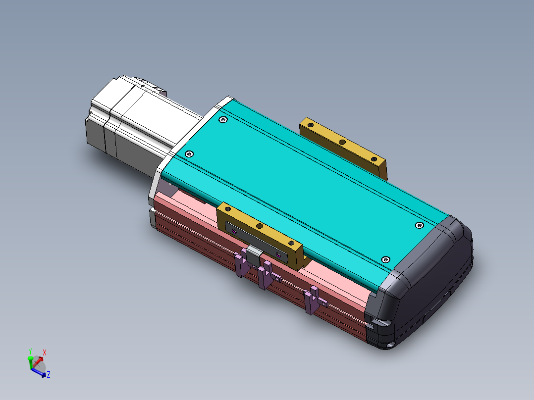 MTH丝杆半封闭模组MTH13-BC-60主视图