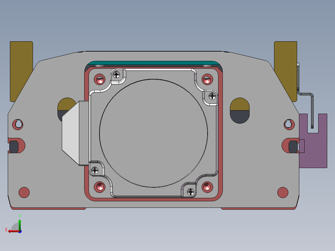MTH丝杆半封闭模组MTH13-BC-60后视图