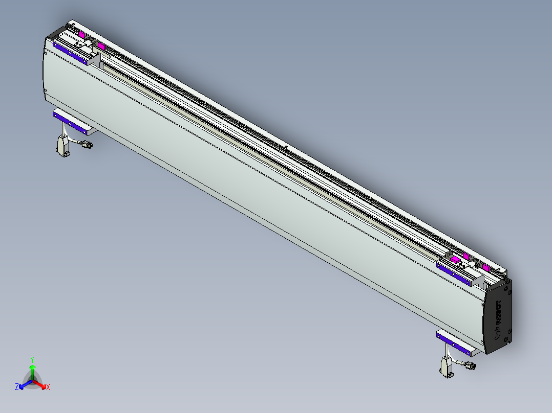 威洛博VL系列3d模型模组2VL17E1Y-S1050正等轴测图