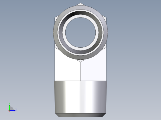 卡套式工业通用硬管接头EO_Male_stud_run_tee_TE12LRCFX左视缩略图