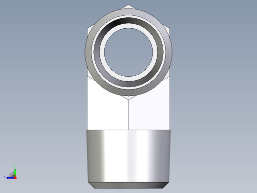 卡套式工业通用硬管接头EO_Male_stud_run_tee_TE12LRCFX右视缩略图