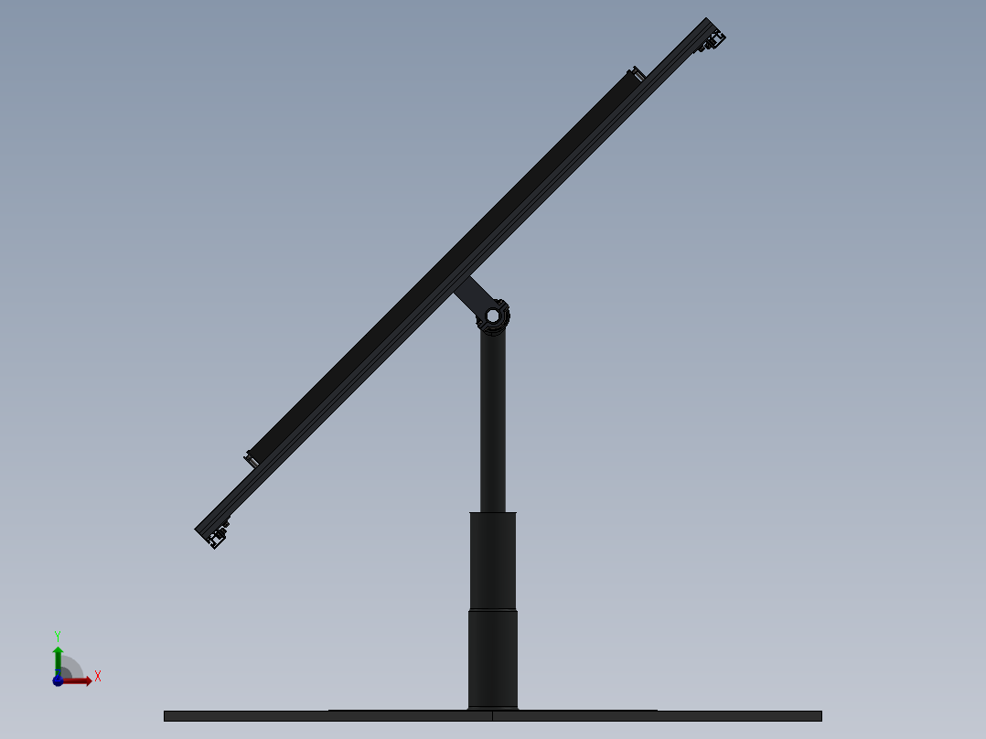 太阳能设计模型前视图