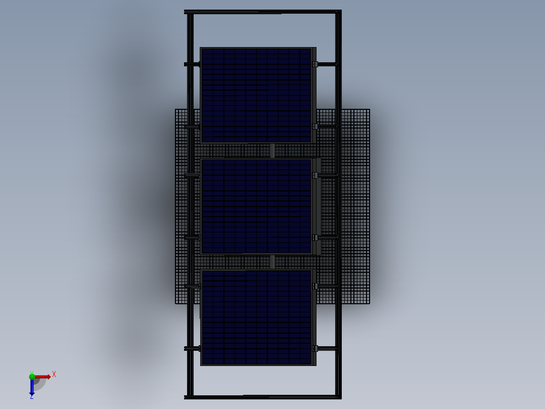 太阳能设计模型俯视图