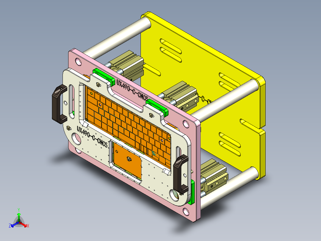 UX490-C-CNC5-1121正等轴测图