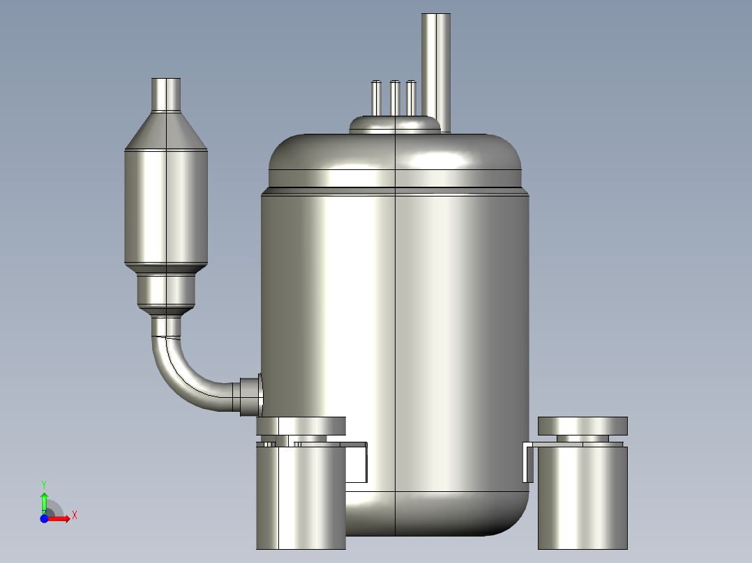 直流微型压缩机2.0CC--stp sw前视图